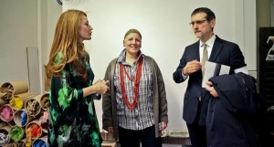 Simona Gavioli, Beatrice Calia e il sindaco Virginio Merola