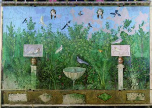 Peinture de jardin Pompéi