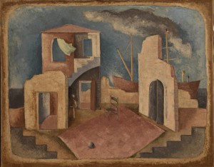 René Paresce La partenza, 1932 Olio su tela, cm. 73x93 Casa-Museo Boschi Di Stefano, Milano