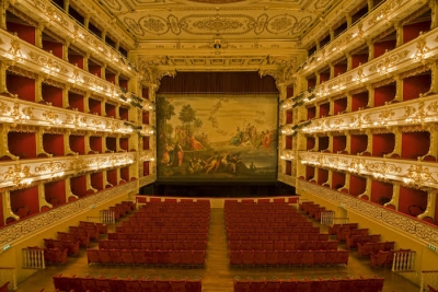 Parma, 2014: Parma downtown, the Teatro Regio.