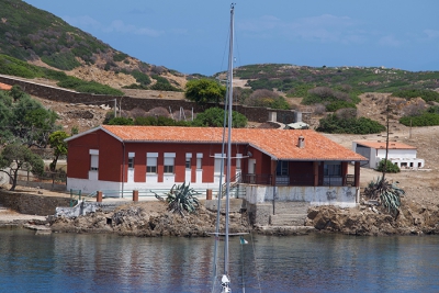 Asinara, Sardegna: Cala D'Oliva (la "casa di Falcone e Borsellino")