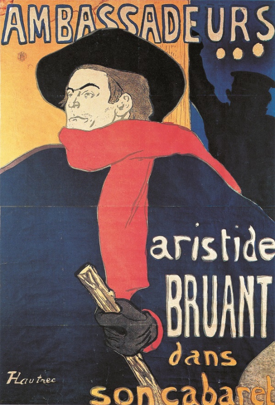 Toulouse-Lautrec - Ambassadeurs Aristide Bruant