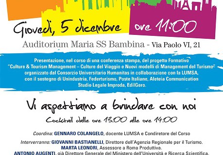 Corso di Alta Formazione in Culture & Tourism Management
