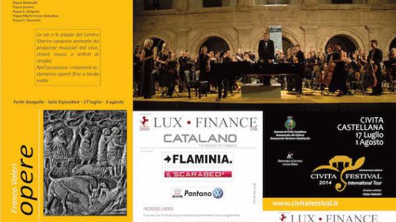 Grandi artisti, musica e performance teatrali per il via del Civitafestival 2014