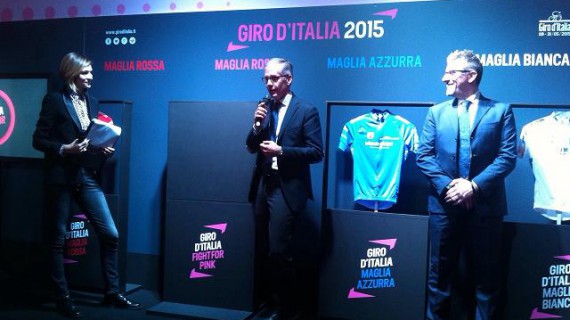 Le maglie del Giro d’Italia presentate in anteprima al Pitti Uomo 2015