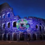 Il Colosseo si illumina per l’anniversario di Italia e Giappone.