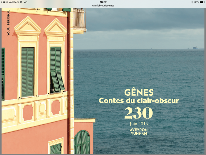 Genova conquista la copertina di Air France Magazine