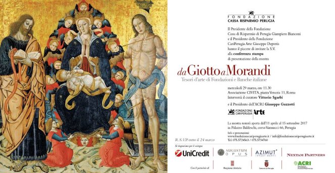 Da Giotto a Morandi. In mostra a Perugia il tesoro delle Fondazioni bancarie