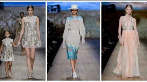 Il baule dei ricordi protagonista della sfilata di Elisabetta Franchi SS18