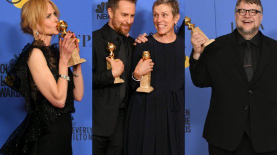 Golden Globes 2018 vincitori e vinti: tutta Hollywood contro gli abusi sessuali