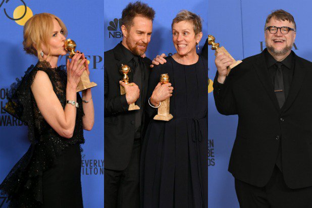Golden Globes 2018 vincitori e vinti: tutta Hollywood contro gli abusi sessuali