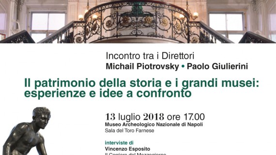 Ermitage e MANN: l’incontro tra Paolo Giulierini e Michail Piotrovsky