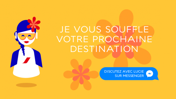 Air France presenta LUCIE, la chatbot ispirazionale
