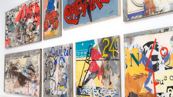 Mimmo Rotella e i suoi manifesti, décollages e retro d’affiches in mostra