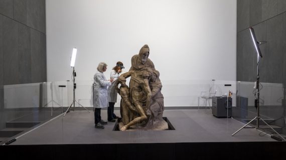 Il restauro a cantiere aperto della Pietà di Michelangelo