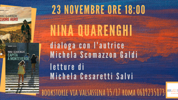 Capita a Monteverde e Cuore Agro: la scrittrice Nina Quarenghi si racconta