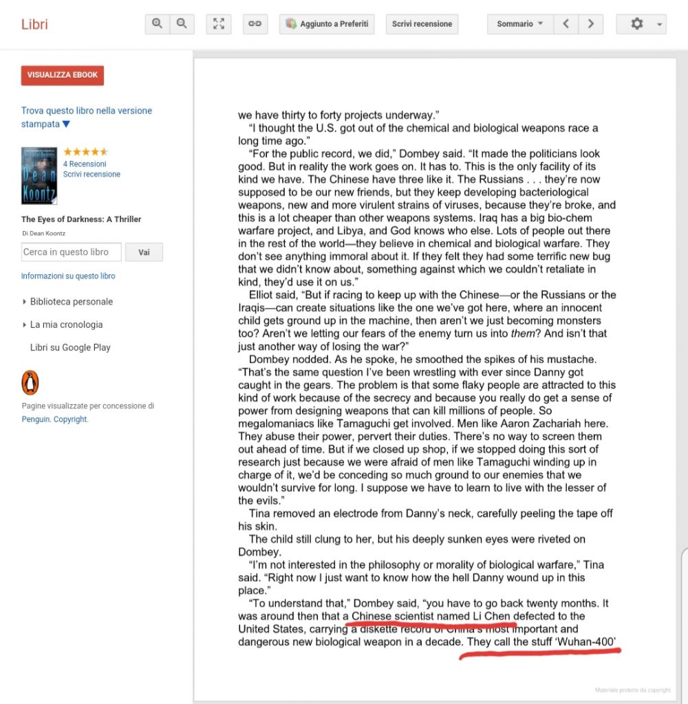 Profezie romanzo di Dean koontz