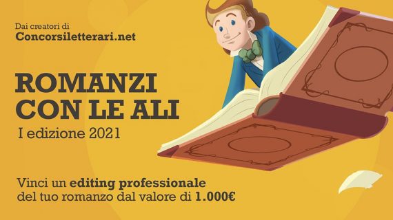 Il concorso letterario fuori dagli schemi: Romanzi con le ali