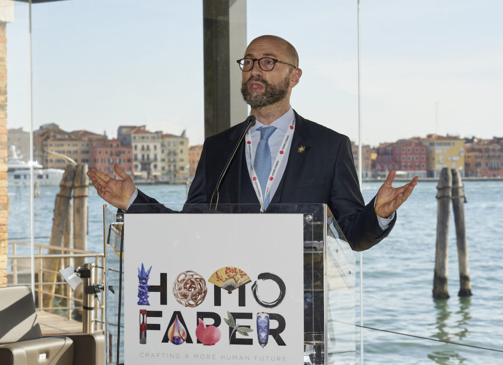 Homo Faber 22: Open ceremony. In the picture: Alberto Cavalli, Executive Director of Michelangelo Foundation. Marco Bucco ©Michelangelo Foundation