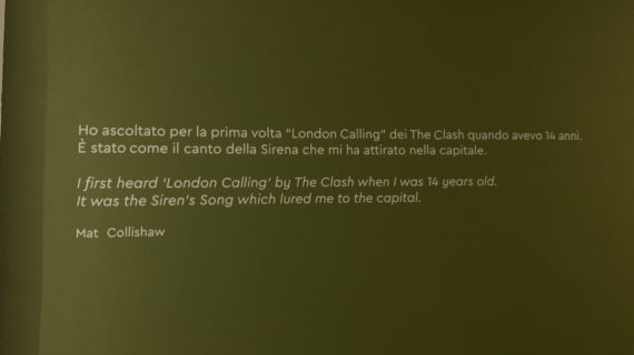 La mostra London Calling a Palazzo Cipolla sta terminando, e noi vogliamo partire con lei