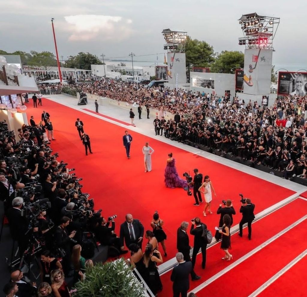 Look glamour Mostra di Venezia