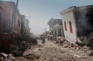 Terremoto Haiti - paesaggio dopo la scossa