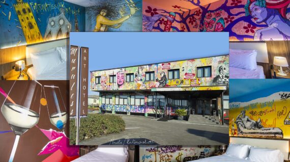 Muraless Art Hotel: L’Unico albergo in Europa che esplode di Street Art