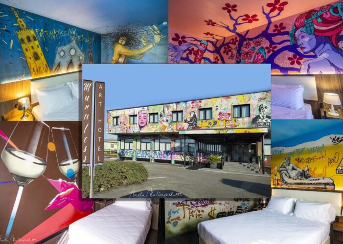 Muraless Art Hotel: L’Unico albergo in Europa che esplode di Street Art