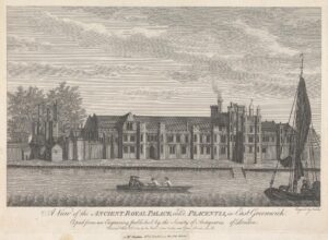 Vista sul Vecchio Palazzo di Placentia a Greenwich