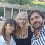 Io, Licia Colò e Alessandro Antonino a Villa Ottolenghi
