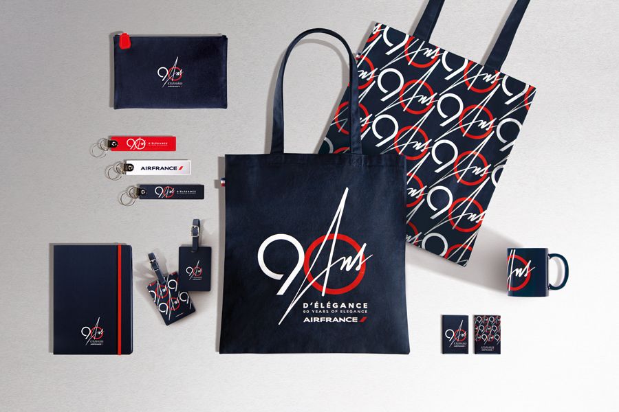 Galeries Lafayette Paris air france anniversary