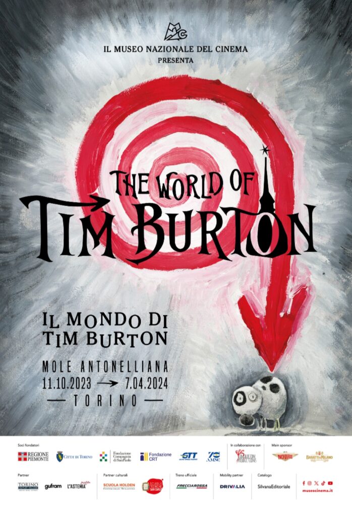 Locandina Mostra Tim Burton - Torino
