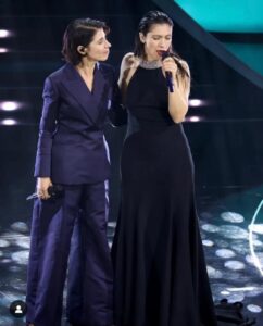 Elisa e Giorgia a Sanremo 2023