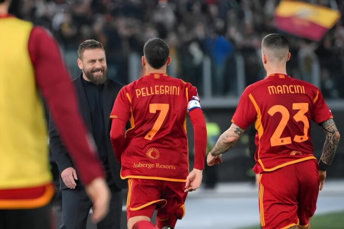 Roma di De Rossi: alla sosta felici e contenti