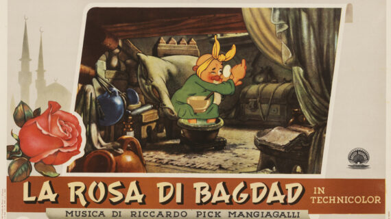 La Rosa di Bagdad alla Biennale Disegno Rimini, il primo film animato italiano