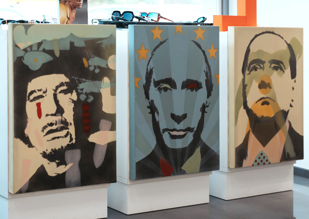 Le opere di Umberto Cufrini esposte all'Ottica Bucciarelli