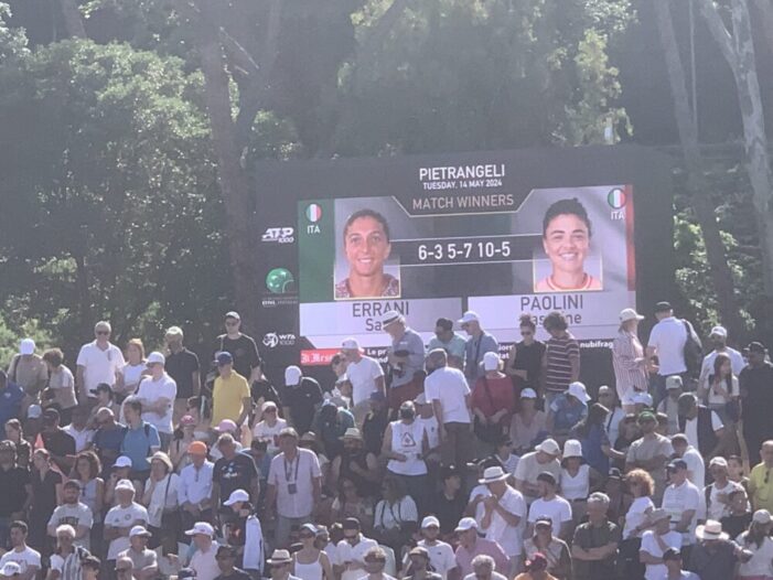 Errani e Paolini in finale agli Internazionali di Roma 2024!