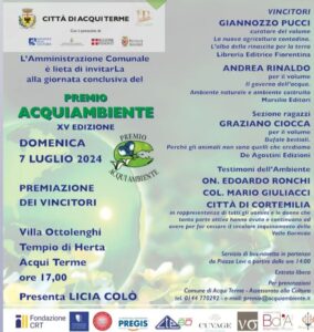 Premio Acqui Ambiente - Villa Ottolenghi - Foto MyWhere Copyright