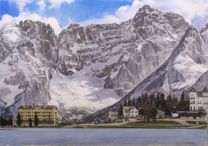 Nicola Nannini in mostra a Milano: le Dolomiti diventano visione interiore