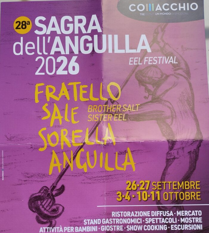 Comacchio, arriva la 28a Sagra dell’Anguilla con tante novità enogastronomiche e culturali