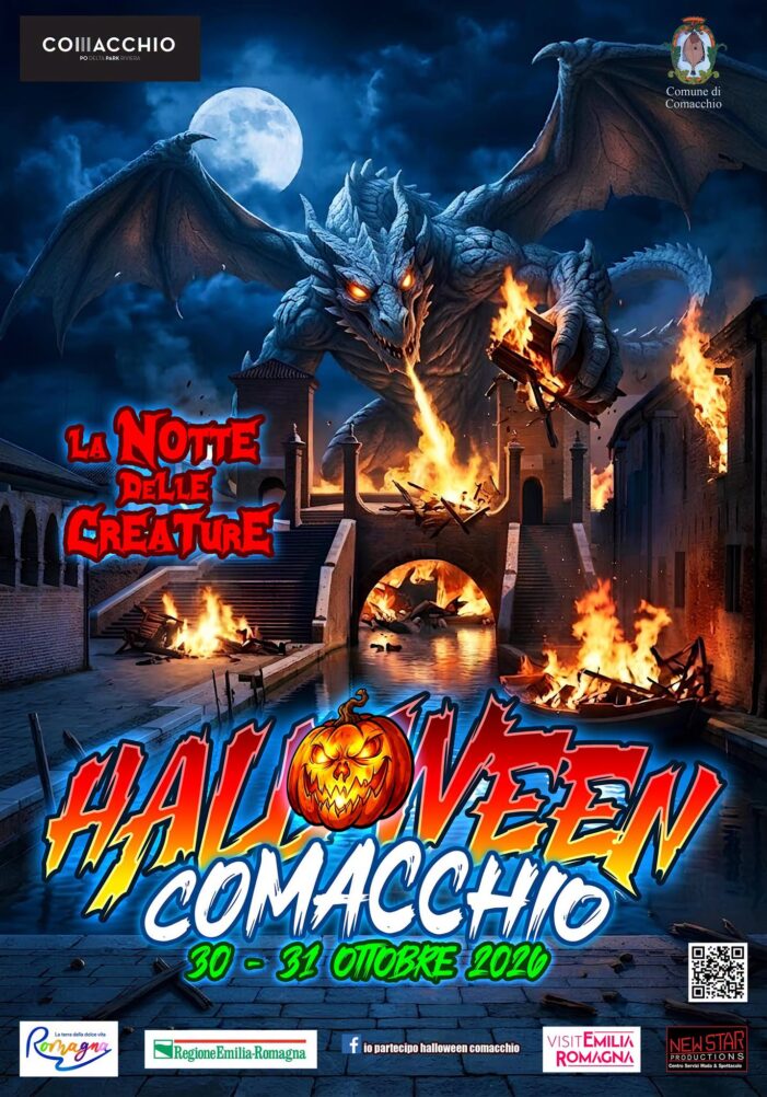 Halloween Comacchio 2026 Halloween a Comacchio, il 30 e 31 ottobre andranno in scena ben due “notti delle Creature”